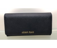 ARMANI JEANS PORTAFOGLIO DONNA, COLORE BLU NOTTE, COMPLETO DI SCOMPARTI, MISURA 20X10