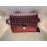 Roberto Cavalli borsa a mano più tracolla 110 cm , in vera pelle , colore rosso melograno, chiusura a scatto fodera in tessuto interna , con tasca , log centrale con borchie in ottone misura 24x40 Roberto Cavalli borsa a mano più tracolla 110 cm , in vera pelle , colore rosso melograno, chiusura a scatto fodera in tessuto interna , con tasca , log centrale con borchie in ottone misura 24x40