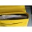 Roberto Cavalli borsa a mano più tracolla 110 cm in vera pelle, colore giallo, chiusura a scatto, fodera in tessuto interna con tasca, log centrale con borche in ottone 32x34