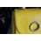 Roberto Cavalli borsa a mano più tracolla 110 cm in vera pelle, colore giallo, chiusura a scatto, fodera in tessuto interna con tasca, log centrale con borche in ottone 32x34