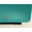 Roberto Cavalli borsa a mano in vera pelle colore verde e bianco log in ottone chiusura a zip misura 29x35
