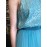 Elisabetta Franchi abito lungo samanicato ,in tulle con top in paillettes ,colore blue chiaro misura 42 Elisabetta Franchi abito lungo samanicato ,in tulle con top in paillettes ,colore blue chiaro misura 42