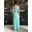 Elisabetta Franchi Abito lungo colore verde molto elegante , con taglio lungo . body con inserti in paillettes trasparente misura 40 Elisabetta Franchi Abito lungo colore verde molto elegante , con taglio lungo . body con inserti in paillettes trasparente misura 40