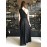 Elisabetta Franchi abito lungo mono spalla in jersey colore nero .misura 44 Elisabetta Franchi abito lungo mono spalla in jersey colore nero .misura 44