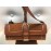 Elisabetta Franchi borsa a tracolla colore marrone chiusura a scatto decorazione fibbia centrale fodera in tessuto interna misura 27x12
