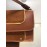 Elisabetta Franchi borsa a tracolla colore marrone chiusura a scatto decorazione fibbia centrale fodera in tessuto interna misura 27x12