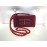 Elisabetta Franchi borsa a tracolla colore rosso , in tela velluto , chiusura a scatto , log centrale tracolla in cordino , 110 cm ,fodera in tessuto interna, misura 17x10