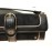 Elisabetta Franchi borsa a tracolla, colore nero, decorata con fibbia in ottone e log, fodera interna in tessuto con tasca, misura 27x11 tracolla