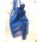 Elisabetta Franchi borsa a mano colore blu chiusura a zip log fodera in tessuto interna misura 46x40