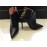 Elisabetta Franchi stivaletti donna colore nero in vera pelle chiusura a zip tomaia decorata a perline tacco 10,5 cm suola in vero cuoio misura 36/37/39 Elisabetta Franchi stivaletti donna colore nero in vera pelle chiusura a zip tomaia decorata a perline tacco 10,5 cm suola in vero cuoio misura 36/37/39