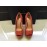 Elisabetta Franchi scarpe donna Décolleté, colore rosso e nero in vera pelle scamosciata punta aperta log su tomaia tacco 13 cm misura 35/37/38/39 Elisabetta Franchi scarpe donna Décolleté, colore rosso e nero in vera pelle scamosciata punta aperta log su tomaia tacco 13 cm misura 35/37/38/39