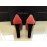 Elisabetta Franchi scarpe donna Décolleté, colore rosso e nero in vera pelle scamosciata punta aperta log su tomaia tacco 13 cm misura 35/37/38/39 Elisabetta Franchi scarpe donna Décolleté, colore rosso e nero in vera pelle scamosciata punta aperta log su tomaia tacco 13 cm misura 35/37/38/39