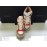 Scarpe  sneakers Elisabetta Franchi colore bianco rosso marrone log su tomaia chiusura a zip  punta rotonda  misura 39