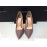 Elisabetta Franchi scarpe Décolleté donna in vera pelle ricoperto in tela colore marrone tacco 11 cm misura 37 Elisabetta Franchi scarpe Décolleté donna in vera pelle ricoperto in tela colore marrone tacco 11 cm misura 37