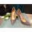 Elisabetta Franchi scarpe Décolleté donna in vera pelle ricoperto in tela colore marrone tacco 11 cm misura 37 Elisabetta Franchi scarpe Décolleté donna in vera pelle ricoperto in tela colore marrone tacco 11 cm misura 37