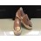 Elisabetta Franchi shoes sneakers brown color and logo on upper round toe, gold color size 35 / 36