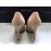 Elisabetta Franchi scarpe Décolleté donna colore beige in vero camoscio  tacco 12 cm Misura 39
