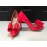 Elisabetta Franchi décolleté colore rosso in vera pelle log e retina su tomaia tacco 10 cm suola in cuoio Elisabetta Franchi décolleté colore rosso in vera pelle log e retina su tomaia tacco 10 cm suola in cuoio