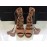 Elisabetta Franchi sandali in vera pelle scamosciata colore marrone tomaia allacciata taco 11 cm misura suola in vero cuoio 36 Elisabetta Franchi sandali in vera pelle scamosciata colore marrone tomaia allacciata taco 11 cm misura suola in vero cuoio 36