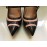 Moschino boutique Scarpe décolleté plateau donna allacciature con fibbia su tomaia colore nero e marrone misura 37 Moschino boutique Scarpe décolleté plateau donna allacciature con fibbia su tomaia colore nero e marrone misura 37