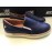 Moschino love mocassino donna in vera pelle colore blu scuro suola in gomma misura 36/37 Moschino love mocassino donna in vera pelle colore blu scuro suola in gomma misura 36/37