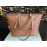 Michael Kors  borsa a tracolla colore marrone chiaro , in vera pelle , chiusura a zip decorazione con  log , in ottone ,manico 60 cm , fodera in tessuto con tasca interna, misura 42x52