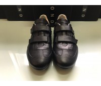 Richmond men's sneakers genuine leather logo on upper   rubber sole color black size 44