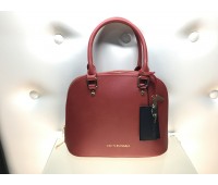 TRUSSARDI HAND BAG, RED SHOULDER STRAP, ZIP CLOSURE, THREE COMPARTMENTS, 110 CM SHOULDER STRAP FABRIC LINING WITH INTERNAL POCKET, SIZE 27X38