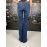 Elisabetta franchi Pantalone jeans blu denim, a zampa cinque tasche tg 25/26//27/28