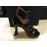 Elisabetta franchi sandali colore nero in vera pelle allacciatura su tomaia con decorazione , misura 36/37 Elisabetta franchi sandali colore nero in vera pelle allacciatura su tomaia con decorazione , misura 36/37