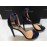 Elisabetta franchi sandali colore blu fibra tessuto su cuoio tacco12 cm Misura 40/39 Elisabetta franchi sandali colore blu fibra tessuto su cuoio tacco12 cm Misura 40/39