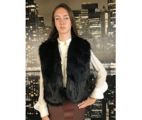 Liu Jo faux fur sleeveless jacket size s/m
