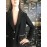 Elisabetta Franchi giacca colore nero rifinta con due bottone logo brand e catane gold tg 46 Elisabetta Franchi giacca colore nero rifinta con due bottone logo brand e catane gold tg 46