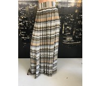 Elisabetta franchi long skirt viscose fabric patterned print size 42