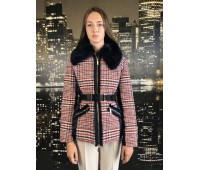 Elisabetta Franchi Multi-colored down jacket size 40/42