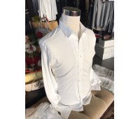 Camicia uomo Bikkembergs  slim fit colore bianco misura m l xl