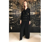 ELISABETTA FRANCHI CAPPOTTO LUNGO COLOR NERO TG 38/40