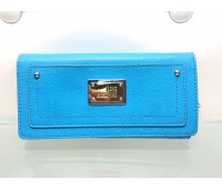 Love Moschino women's wallet, blue color, complete with credit card holder, internal pocket with zip closure, size 20x20