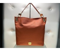 Love Moschino shoulder bag color red orange snap closure lining in internal fabric with decoration pocket and central log in brass size 42x53